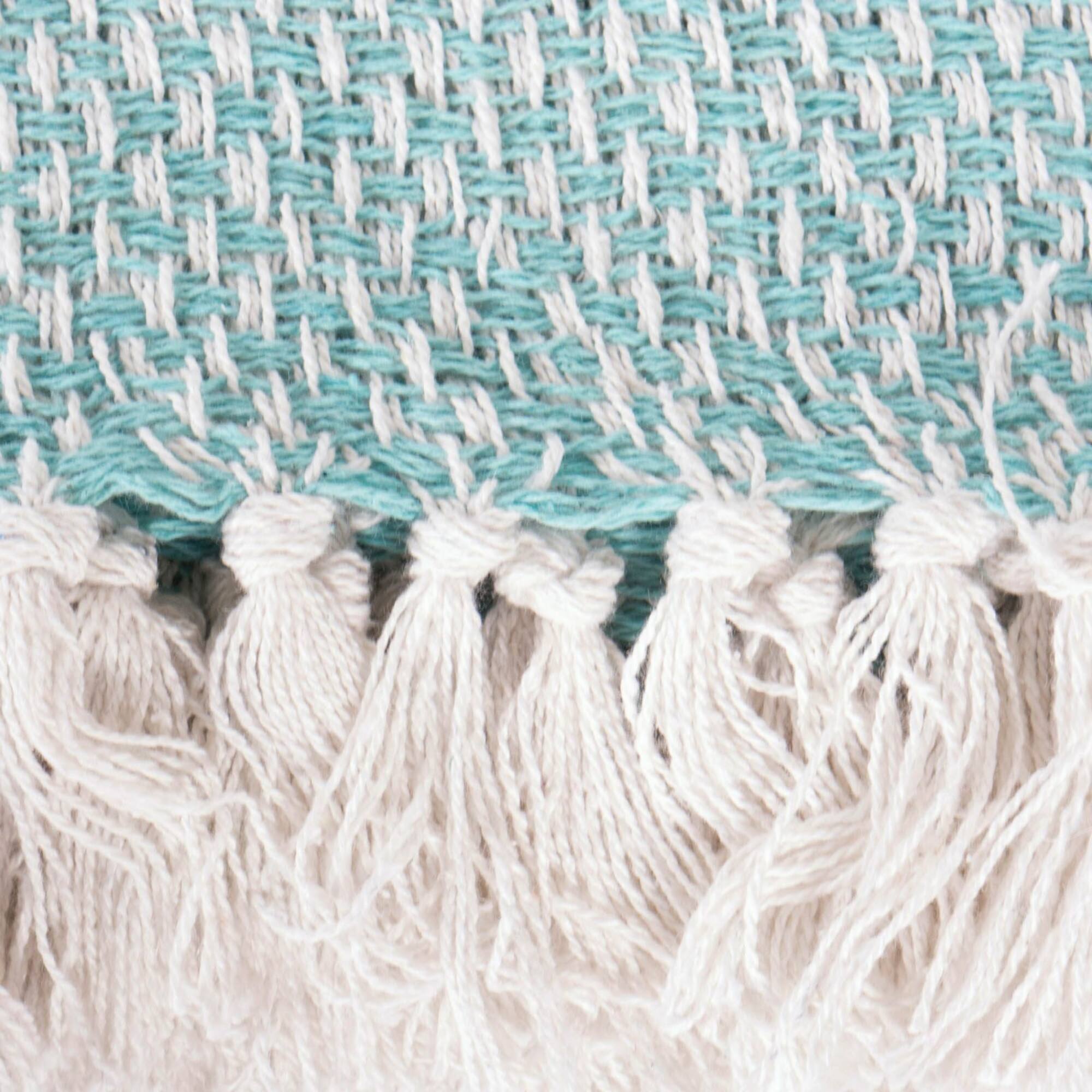 DII® Aqua Woven Throw